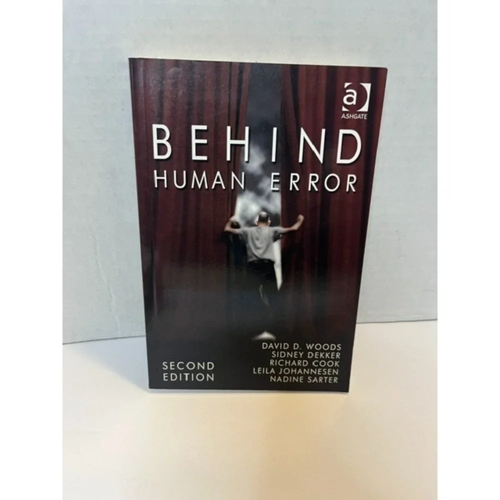 Behind Human Error Ashgate Second Edition VG Condition